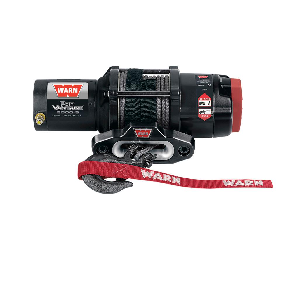 Warn ProVantage 3500S 3,500 lb. Winch with Synthetic Rope90351 The