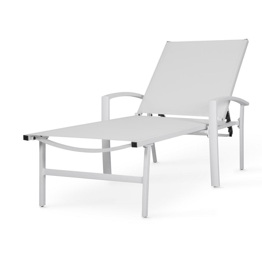 Aluminum Outdoor Chaise Lounges Patio Chairs The Home Depot