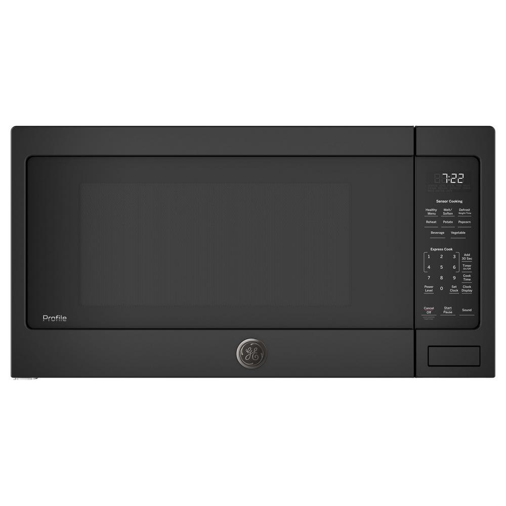 Ge Profile 2 Cu Ft Countertop Microwave In Black With Sensor Profile 2 Cu Ft Countertop Microwave In Black With Sensor Cooking