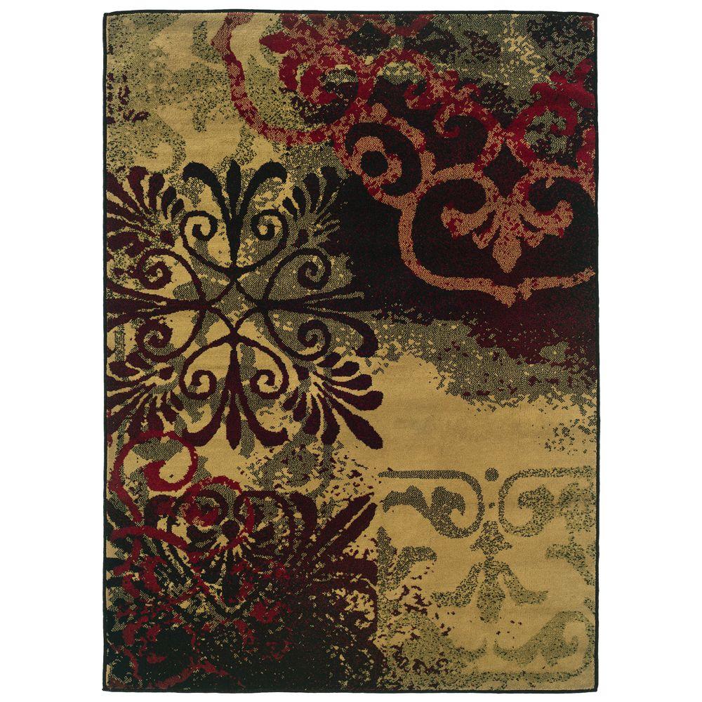 Evanston Cornell Neutral 8 ft. x 10 ft. Area Rug288359 The Home Depot