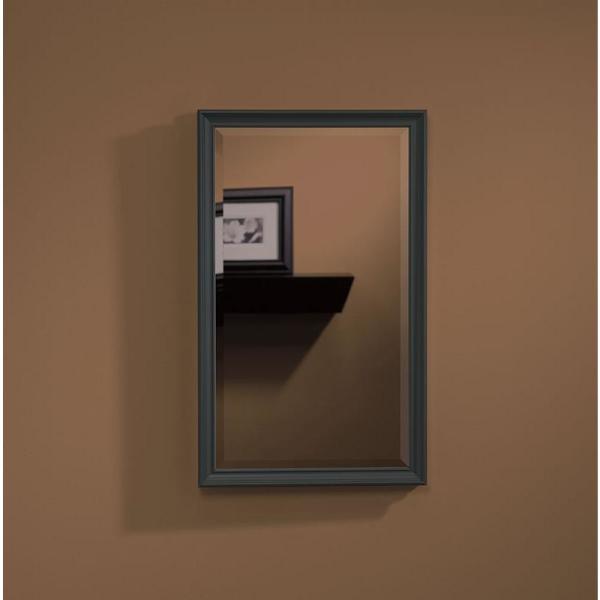 Jensen Studio V 15 In W X 25 In H X 5 In D Recessed Surface Mount Bathroom Medicine Cabinet With Bronze Frame S568n244ssbzpx The Home Depot