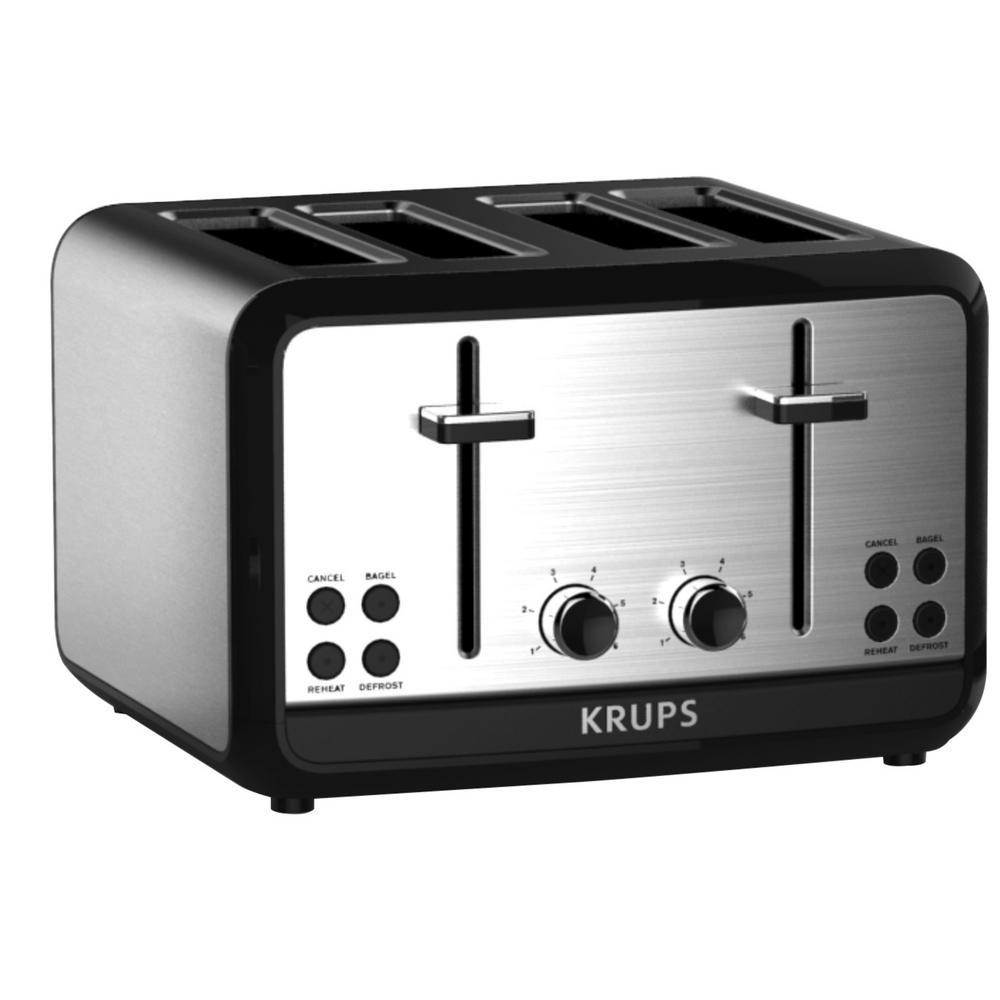 Krups Savoy 2Slice Stainless ToasterKH311050 The Home Depot