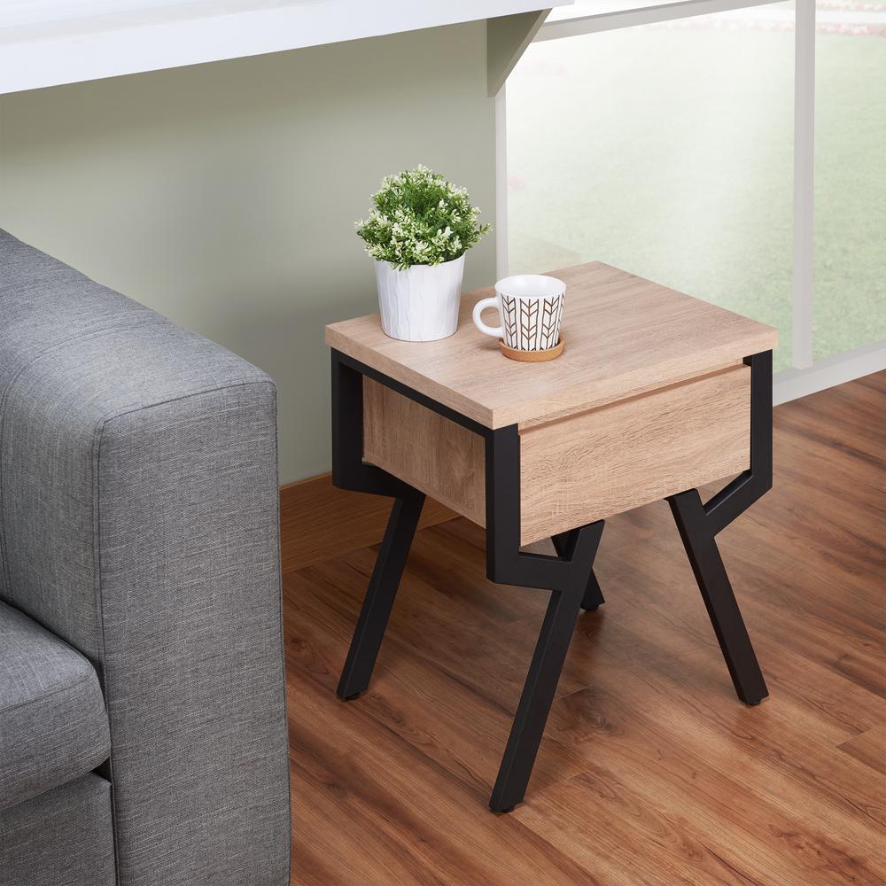 light oak end tables