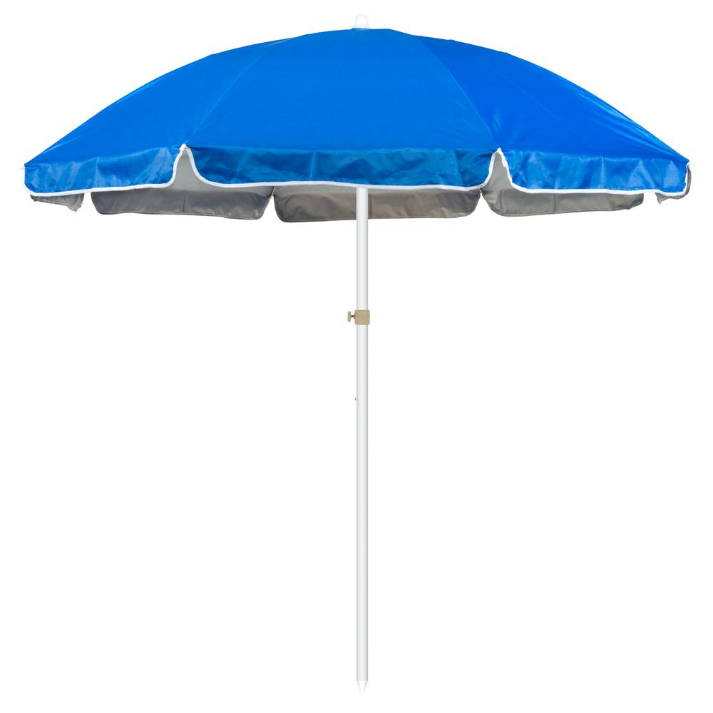 6 5 Ft Beach Umbrellas Patio Umbrellas The Home Depot