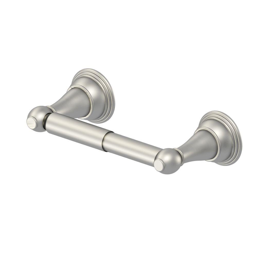 Glacier Bay Varina Double Post Toilet Paper Holder in Brushed Nickel