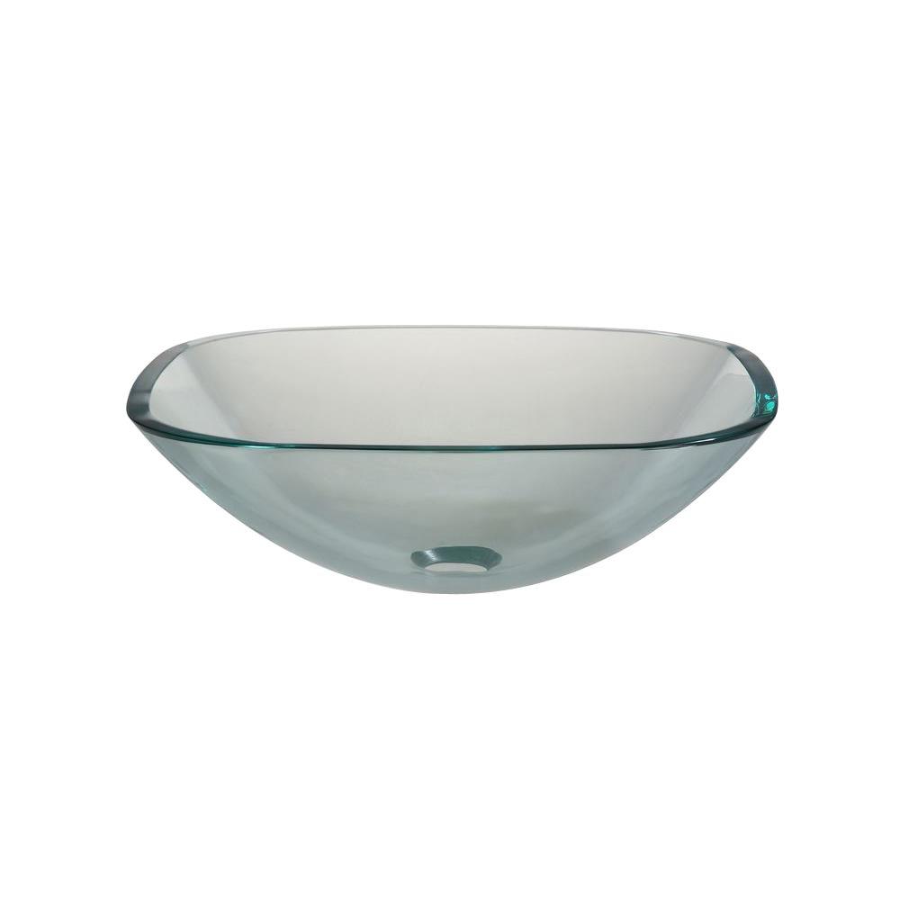 UPC 881274000008 product image for Hembry Creek Vessel Sink in Clear Glass | upcitemdb.com