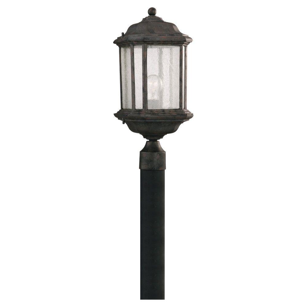 Sea Gull Lighting Kent 1Light Outdoor Oxford Bronze Post Light82029