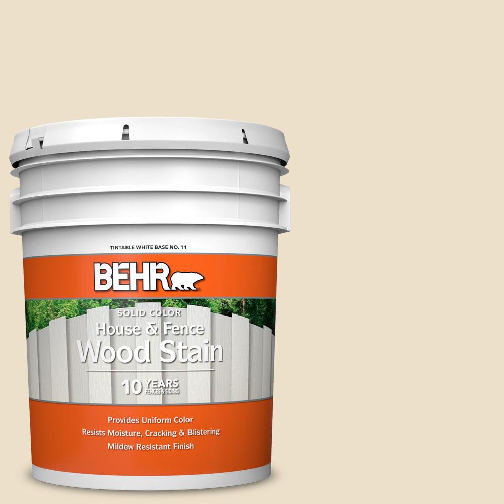 Behr 5 Gal 740c 2 Cozy Cottage Solid Color House And Fence