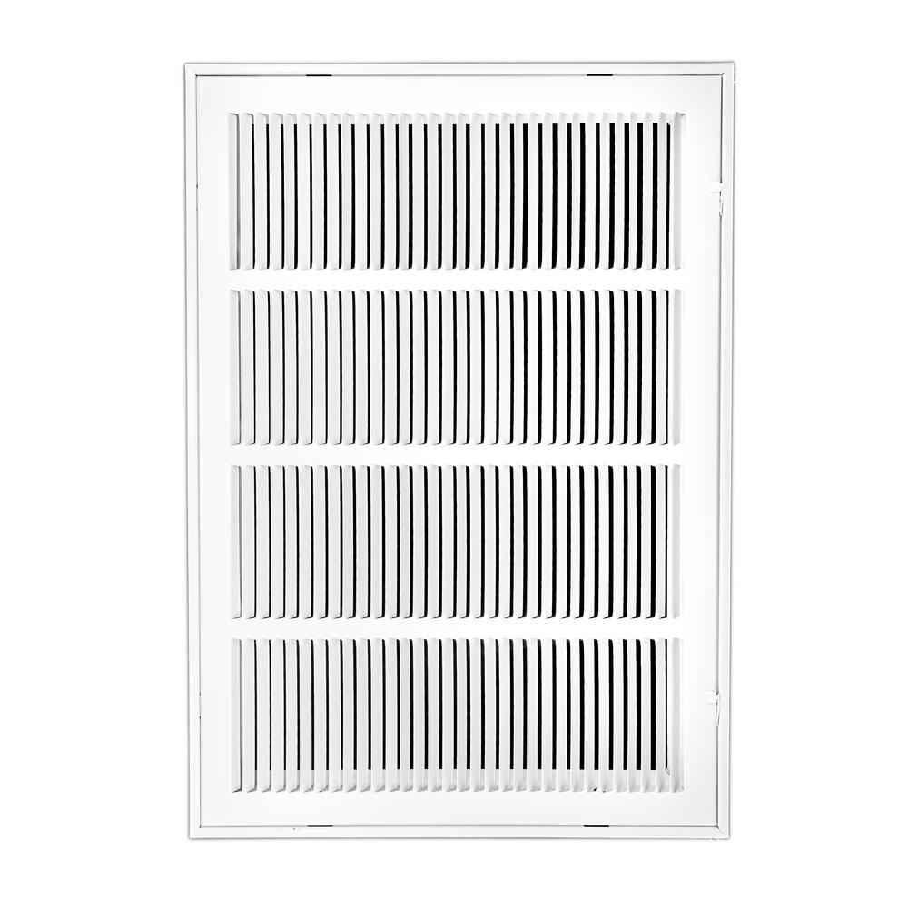 Everbilt 18 in. x 24 in. White Return Air Filter GrilleH190 18X24