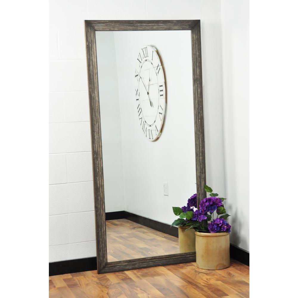 Brandtworks Simply Distressed Chocolate Floor Mirror Bm046f The Simply Distressed Chocolate Floor Mirror