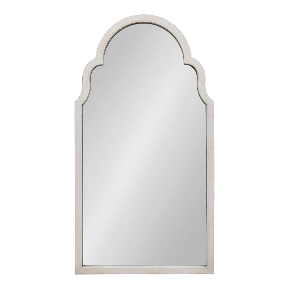 Damara Arch White Wall Mirror