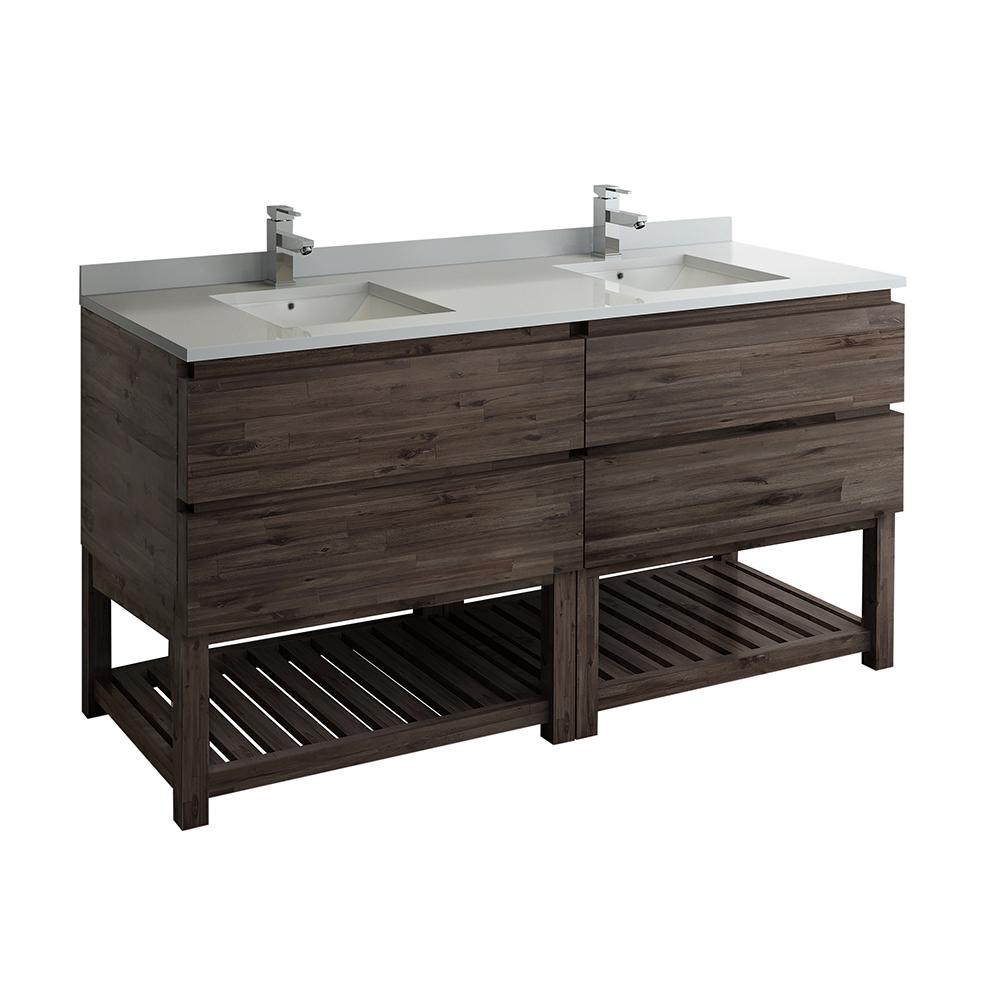 Fresca Formosa 70 In W Modern Double Vanity Cabinet Only With Open Bottom Warm Gray Fcb31 3636aca Fs The Home Depot - 70 Inch Bathroom Vanity Home Depot Fresca Formosa 70 In W Modern Double Vanity Cabinet Only With Open Bottom Warm Gray Fcb31 3636aca Fs The Home Depot - 70 Inch Bathroom Vanity Home Depot