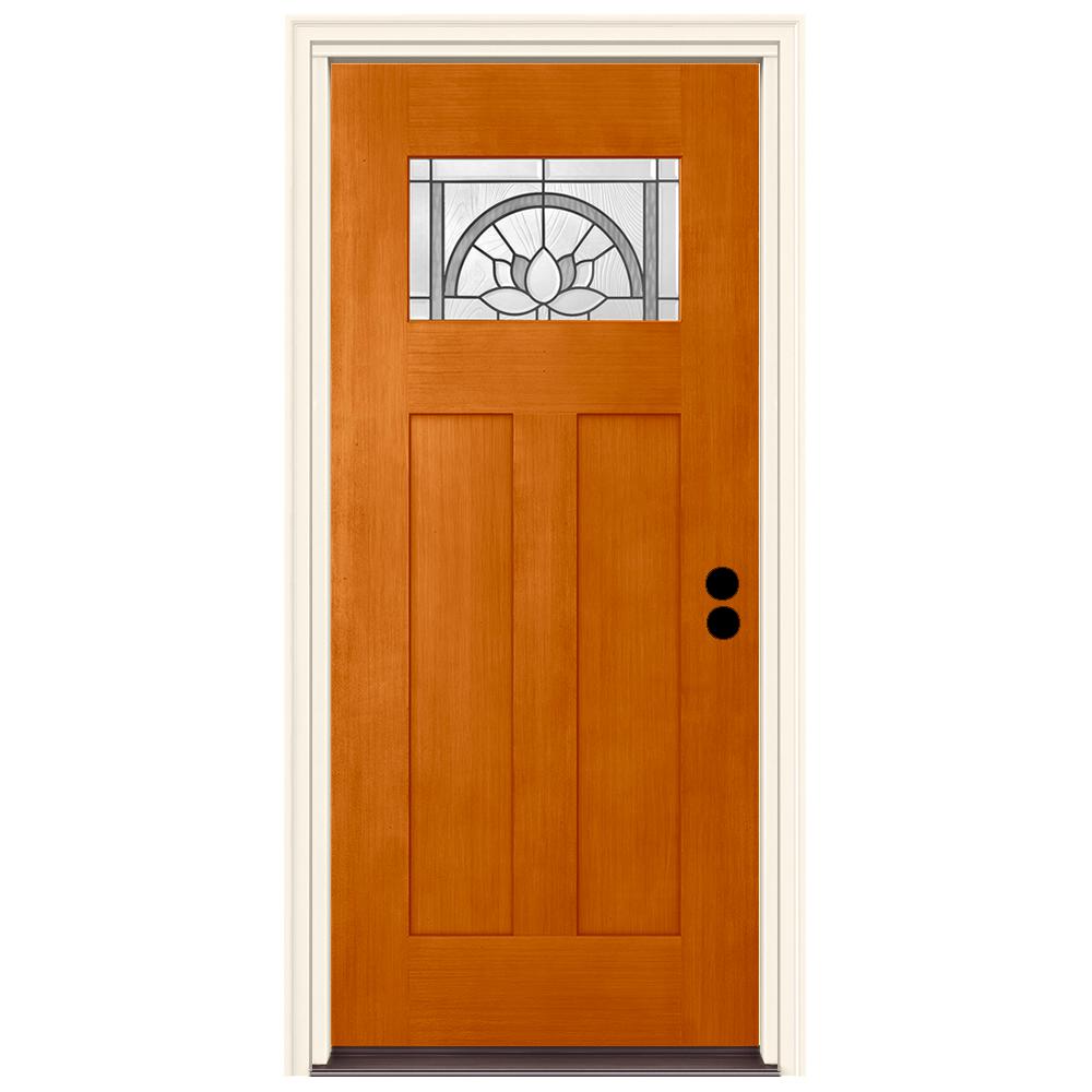 Jeld Wen 36 In X 80 In Left Hand 1 Lite Craftsman Ardsley