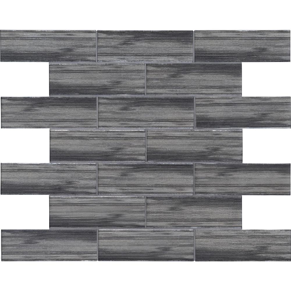 Msi Glacier Black 3 In X 9 Gl Wall Tile 0 125 Sq Ft Msi Glacier Black 3 In X 9 Gl Wall Tile 0 125 Sq Ft