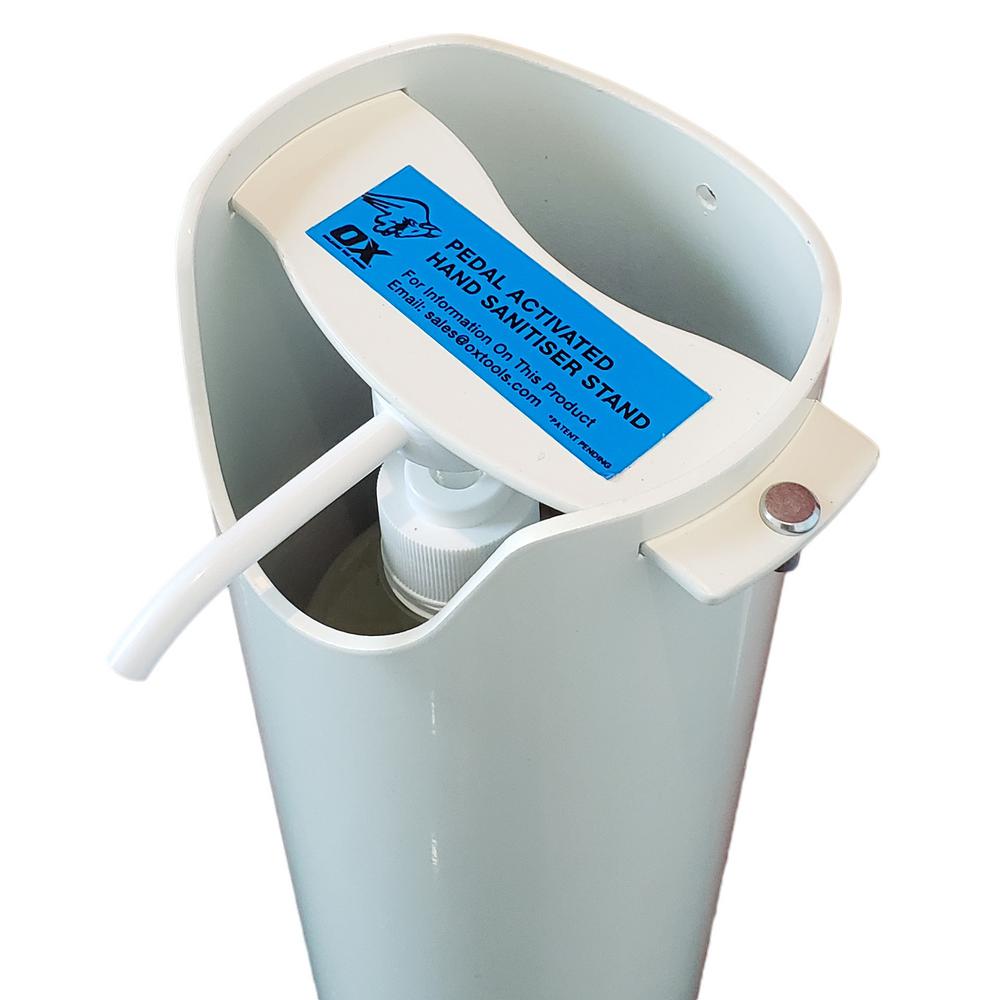 Hands-free Sanitizer Dispenser with Pedal Mechanism No Need for Batteries!