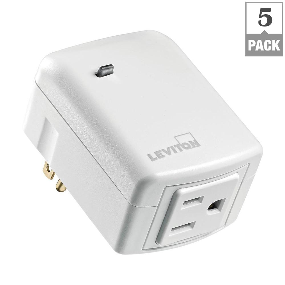 Leviton 15 Amp Decora Smart Plugin Outlet with ZWave 