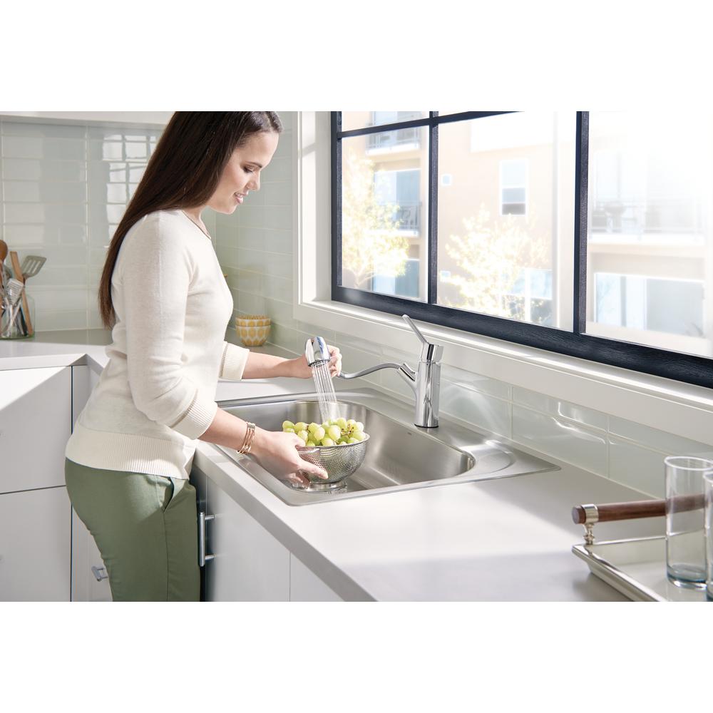 Moen Method Single Handle Pull Out Sprayer Kitchen Faucet With
