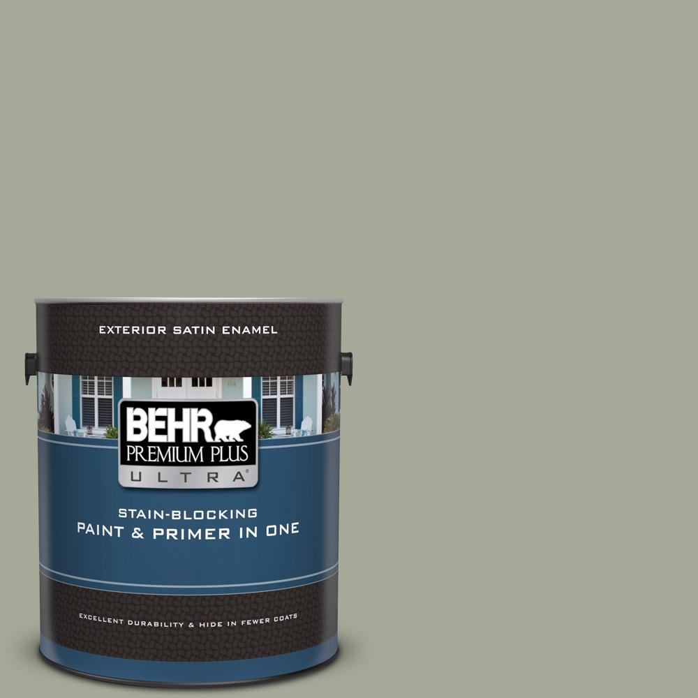 BEHR Premium Plus Ultra 1 gal. UL2006 Simply Sage Satin