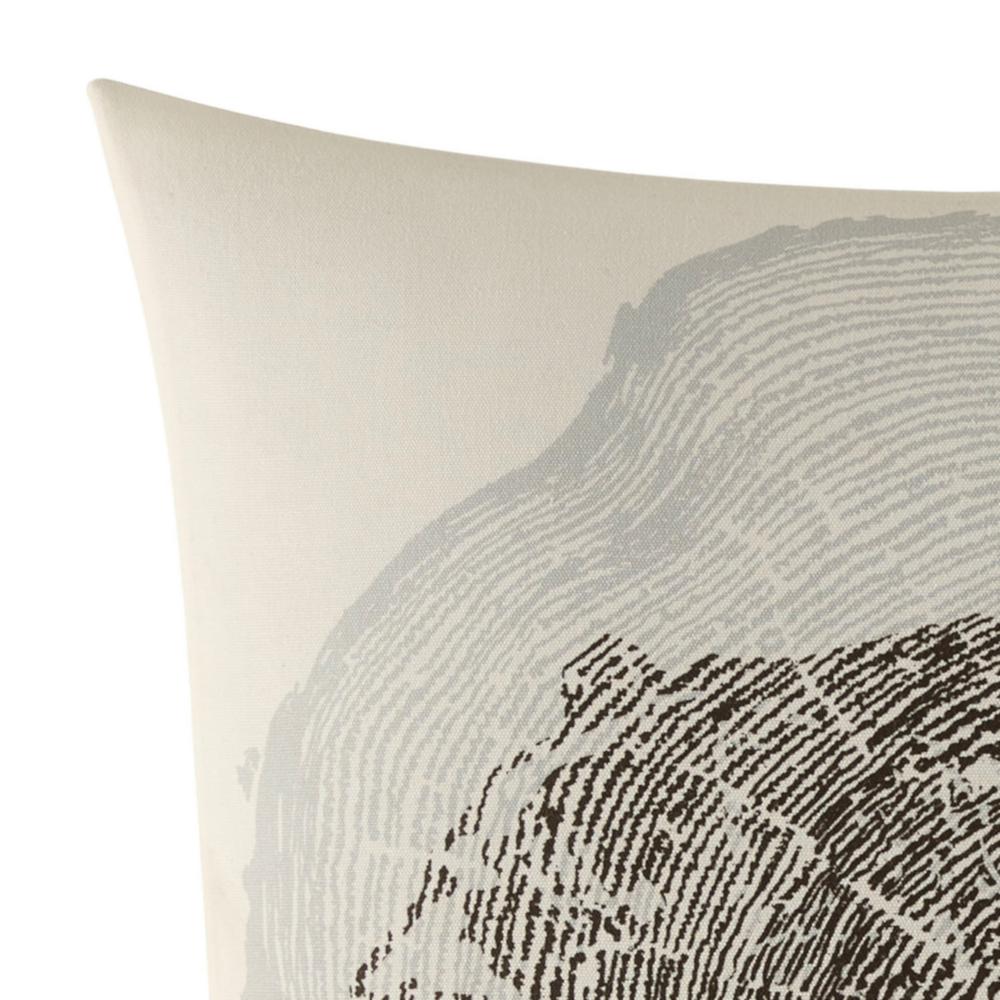 Eddie Bauer Crosscut Bear 20 In Grey Standard Throw Pillow