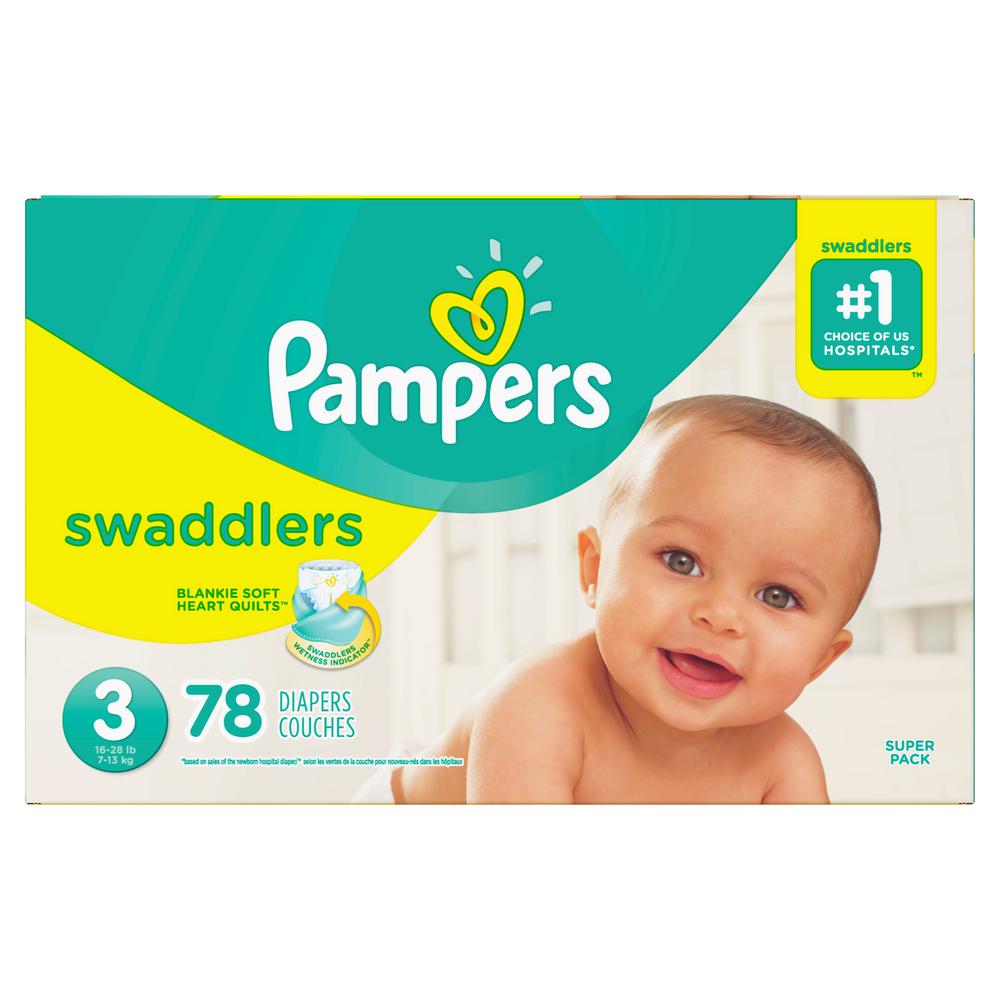 pampers swaddlers diapers size 3