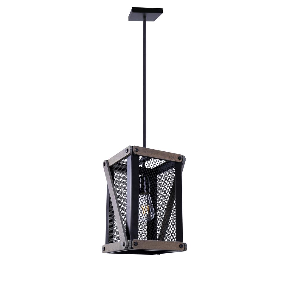 Beldi Wood 1 Light Metal And Pendant 1888 H The Home Depot Beldi Wood 1 Light Metal And Pendant