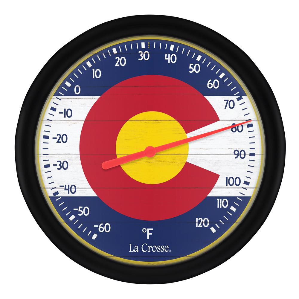 Lacrosse 8 in. Dial Thermometer ColoradoHD81922 The Home Depot