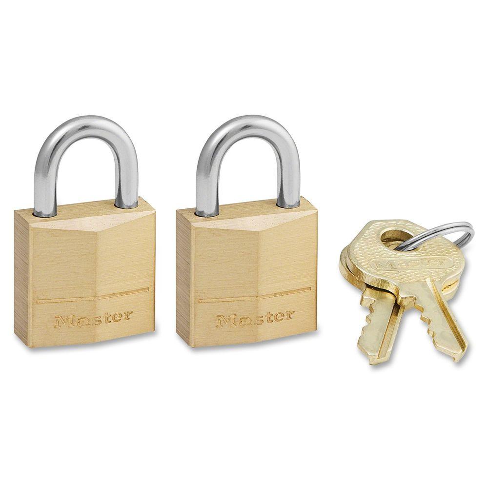 Master Lock Solid Body Padlock (2Pack)MLK120T The Home Depot