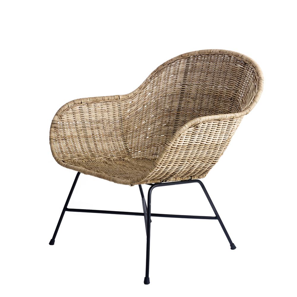 Design Ideas Ormond Natural Rattan Lounge Chair 5513802 The Home