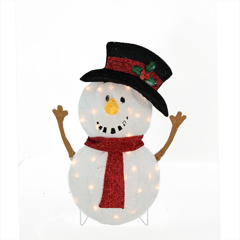 Food Candy Outdoor Decorations Candy Cane Lane Lighted Smiling Snowman Outdoor Decoration