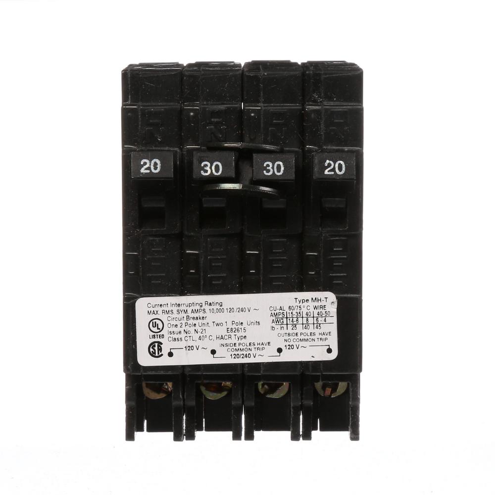 1 MP220 CROUSE HINDS MP Breaker 2 Pole 20 Amp MP220 double pole