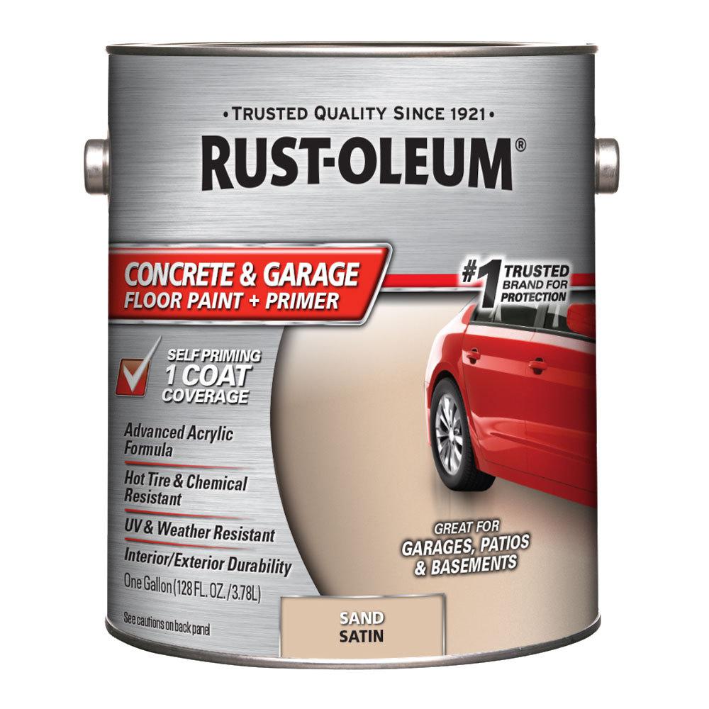 Rust Oleum 1 Gal Sand Satin Concrete Floor Interior Exterior