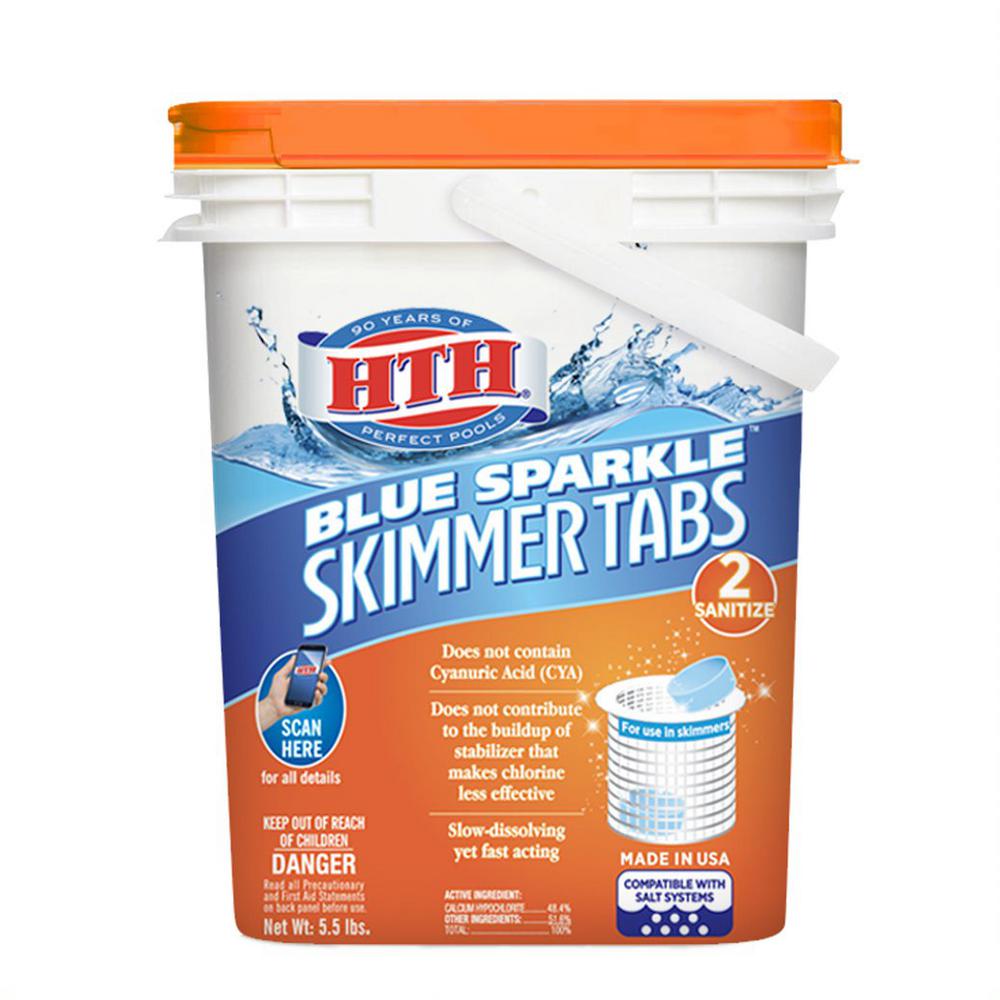 blue sparkle skimmer tabs