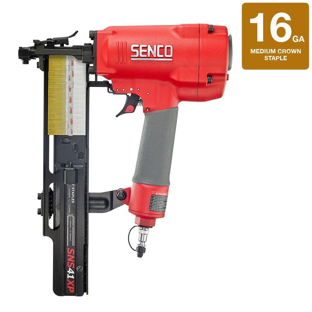 Senco SNS41 16Gauge Construction Stapler3L0003N The Home Depot