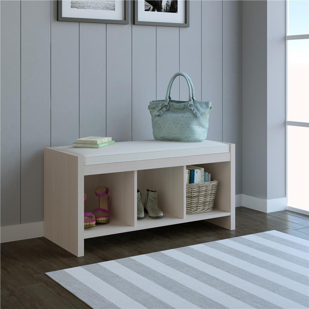 Ameriwood Home Pebblebrook 39 5 In Ivory With Cushion Pine Entryway Storage Bench Hd36923 The Depot - Pebblebrook Weathered Oak Entryway Storage Bench With Cushion Ameriwood Home Pebblebrook 39 5 In Ivory With Cushion Pine Entryway Storage Bench Hd36923 The Depot - Pebblebrook Weathered Oak Entryway Storage Bench With Cushion