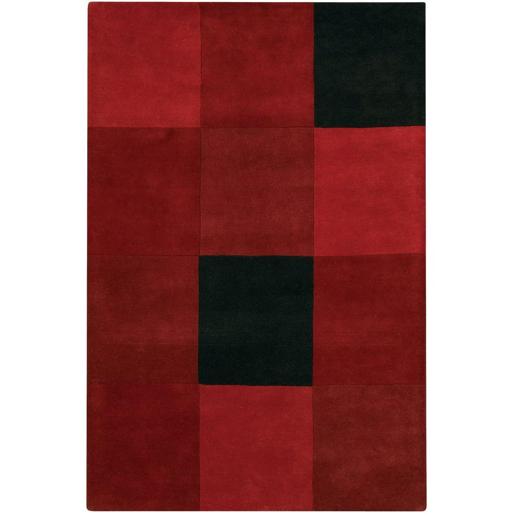 Chandra Antara Red Black 7 Ft 9 In X 10 6 Indoor Area Chandra Antara Red Black 7 Ft 9 In X 10 6
