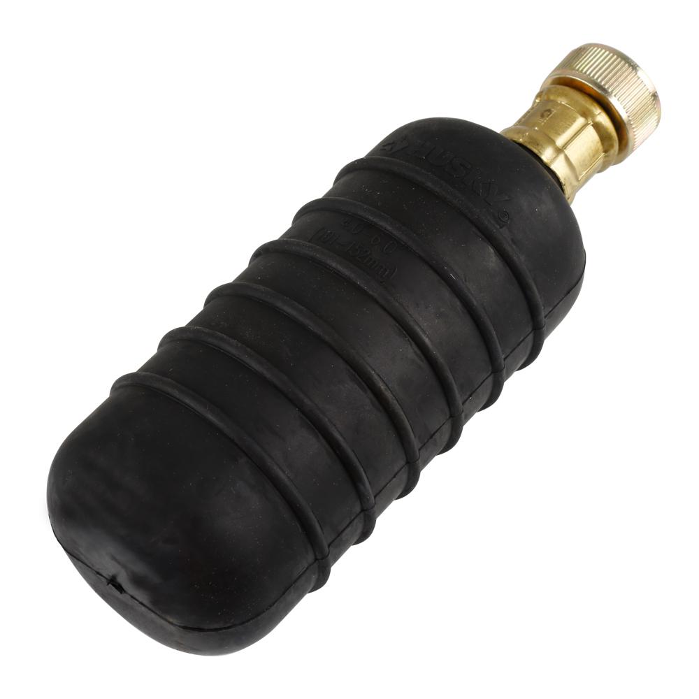 HUSKY Large Drain Bladder Solid Rubber Reliable Safe Garden Hose Pipe