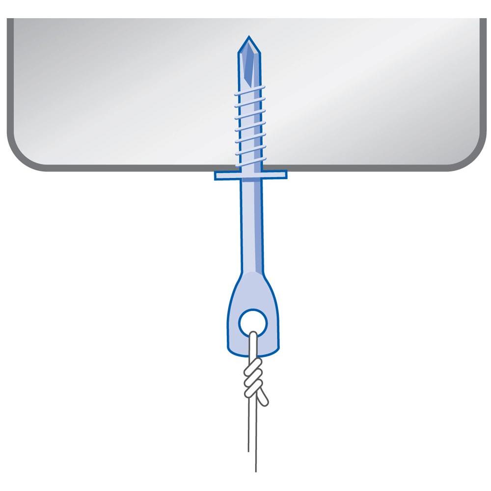 Suspend It 2 In X 1 4 In Eye Lag Screws For Ceilings With Metal