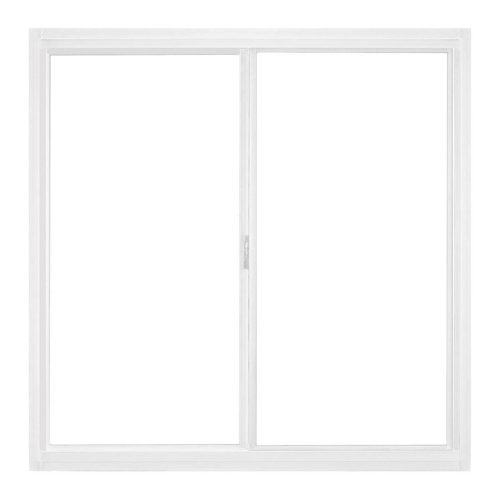 JELDWEN 59.5 in. x 47.5 in. V4500 Series LeftHand Sliding Vinyl