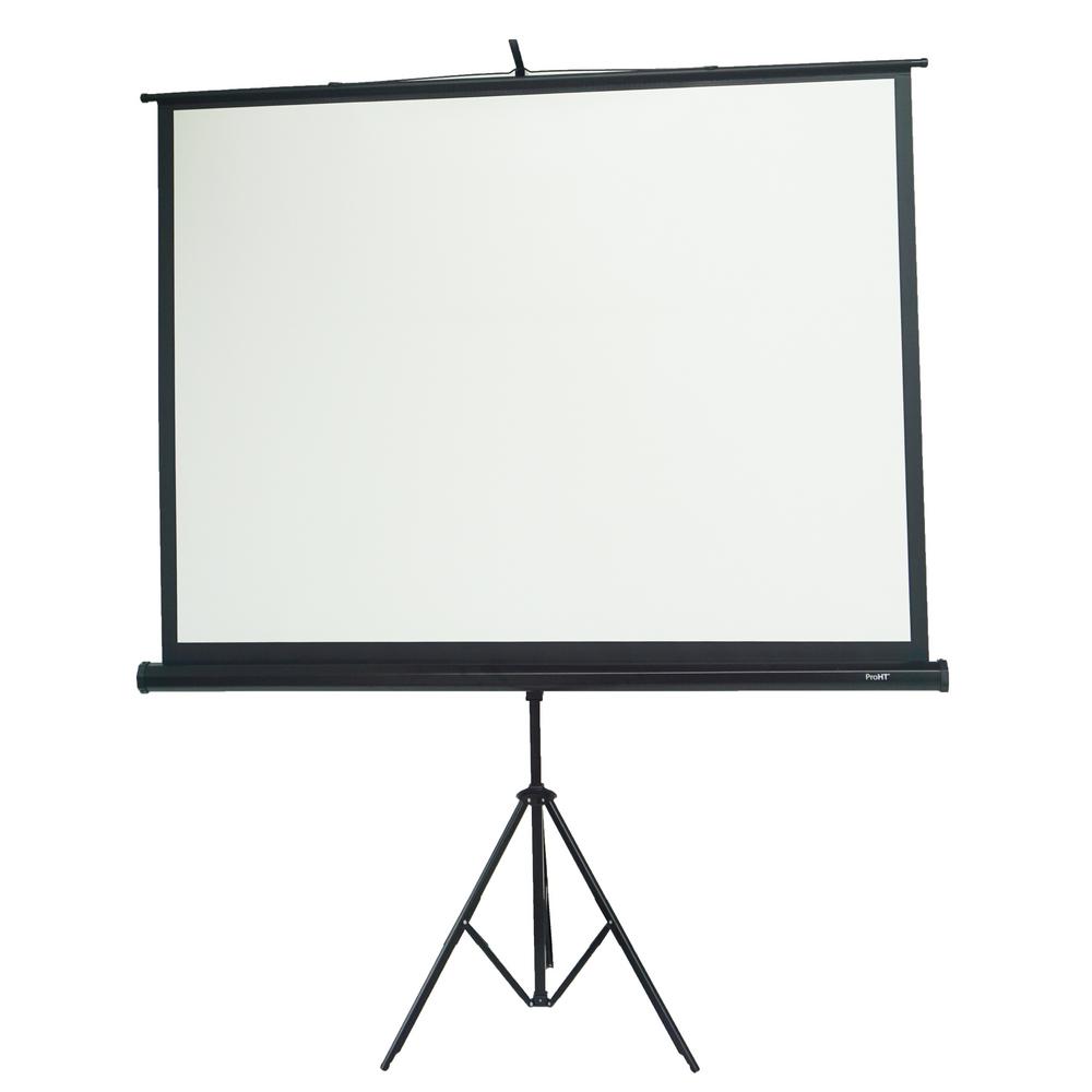 Proht 84 In Portable Projection Screen The Home Depot