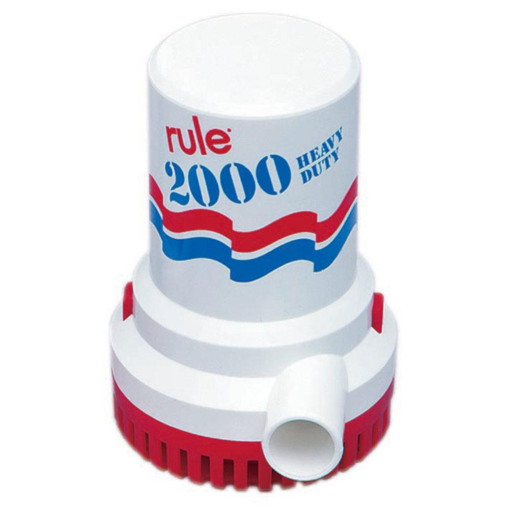 Rule Higher Capacity Bilge Pump 2000 GPH, 7570 LPH, 12-Volt-10 - The ...