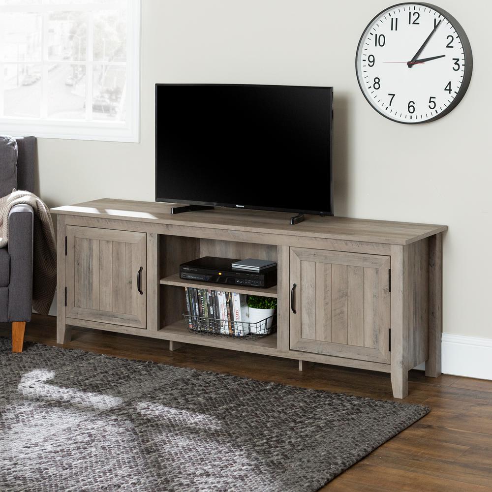 Walker Edison Furniture Company 70 In Grey Wash Modern
