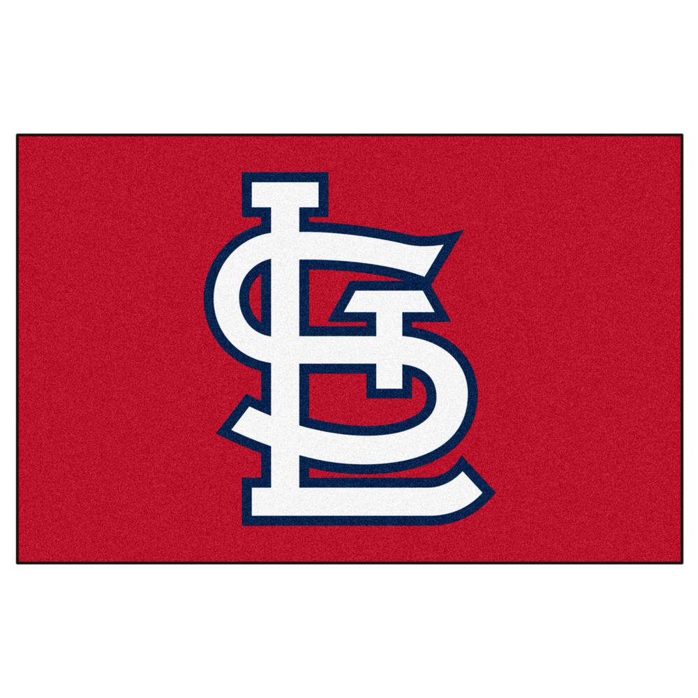 FANMATS MLB - St. Louis Cardinals Red 8 ft. x 10 ft. Indoor Area Rug-20341 - The Home Depot