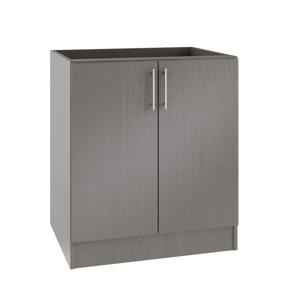 WeatherStrong Assembled 30x34.5x24 in. Miami Open Back Outdoor Kitchen