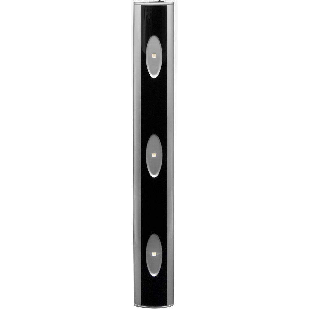 GE 18 in. Premium Linkable LED Black/Stainless Steel Light