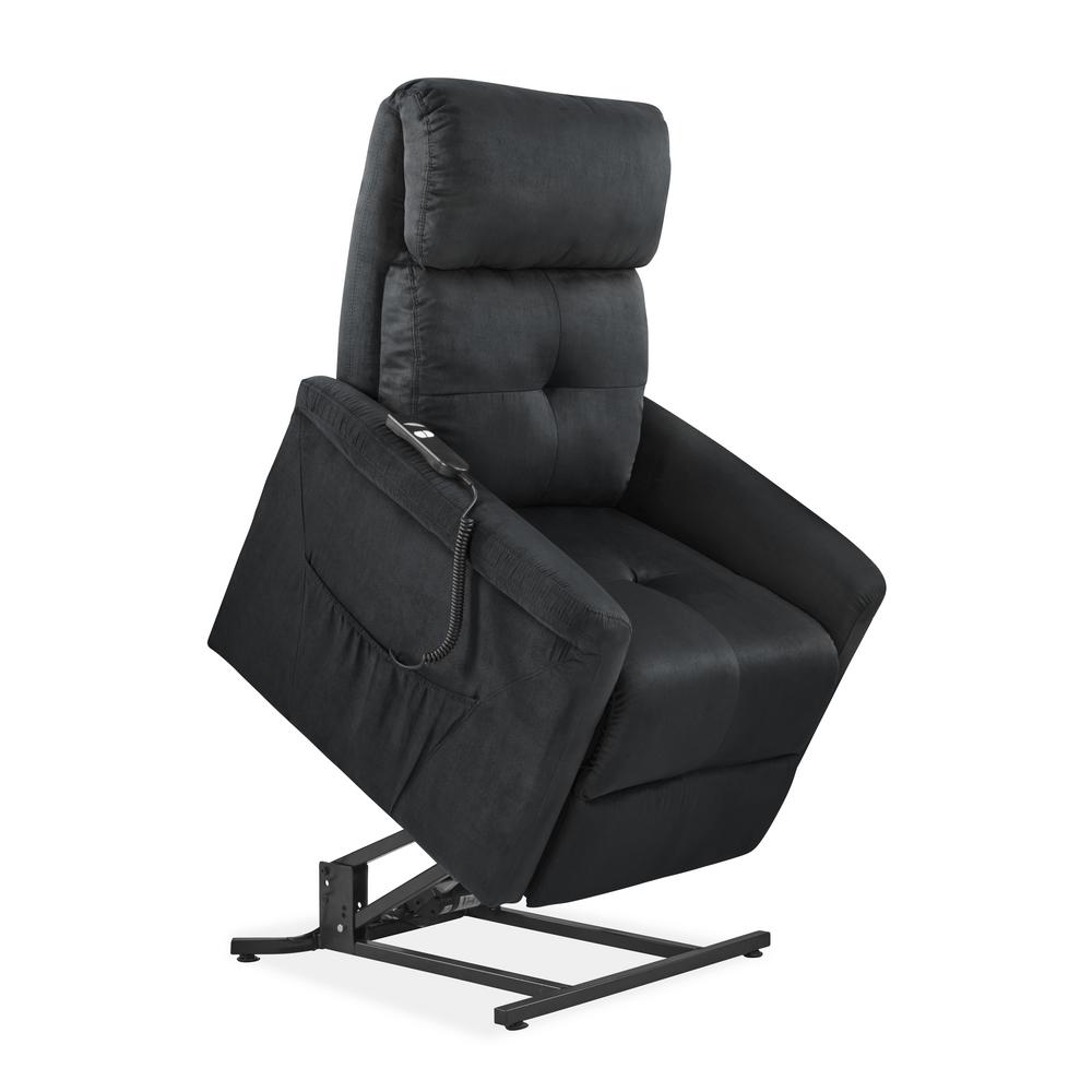 ProLounger Black Microfiber Power Recline And Lift Chair-RCL43-AAA19-LT ...