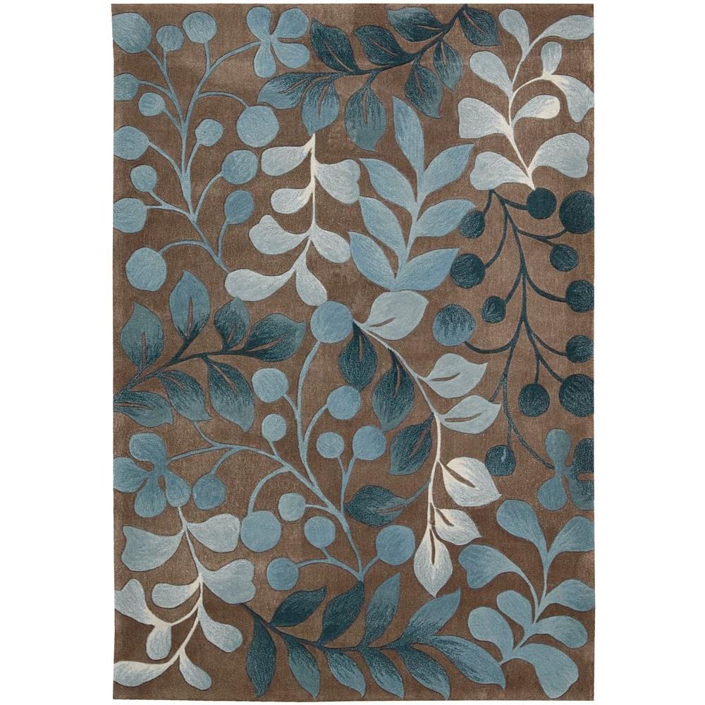 Nourison Berry Branch Mocca 5 Ft X 7 6 In Area Rug 045881 Nourison Berry Branch Mocca 5 Ft X 7 6 In Area Rug