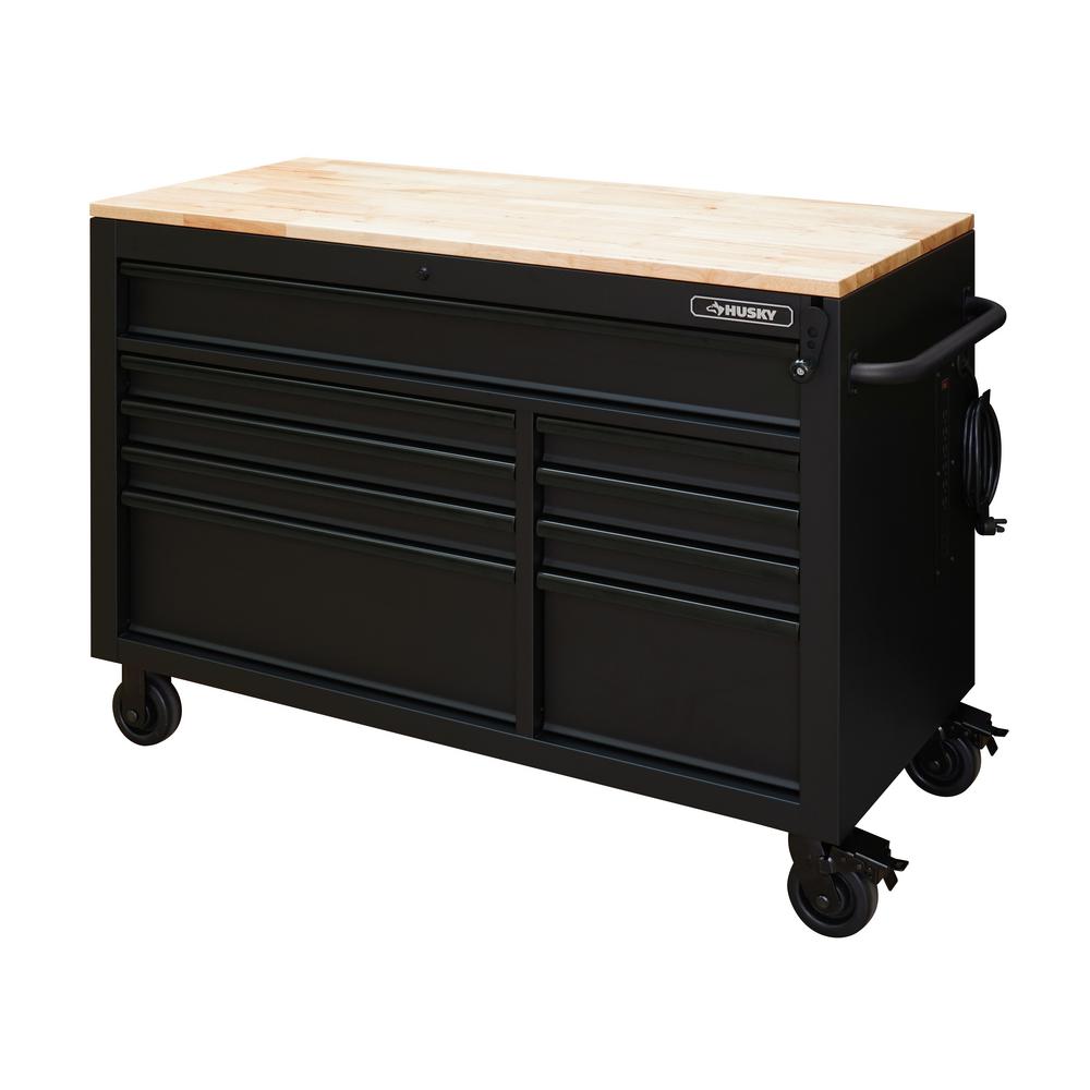 Husky HeavyDuty 52 in. W 15Drawer, Deep Combination Tool Chest and