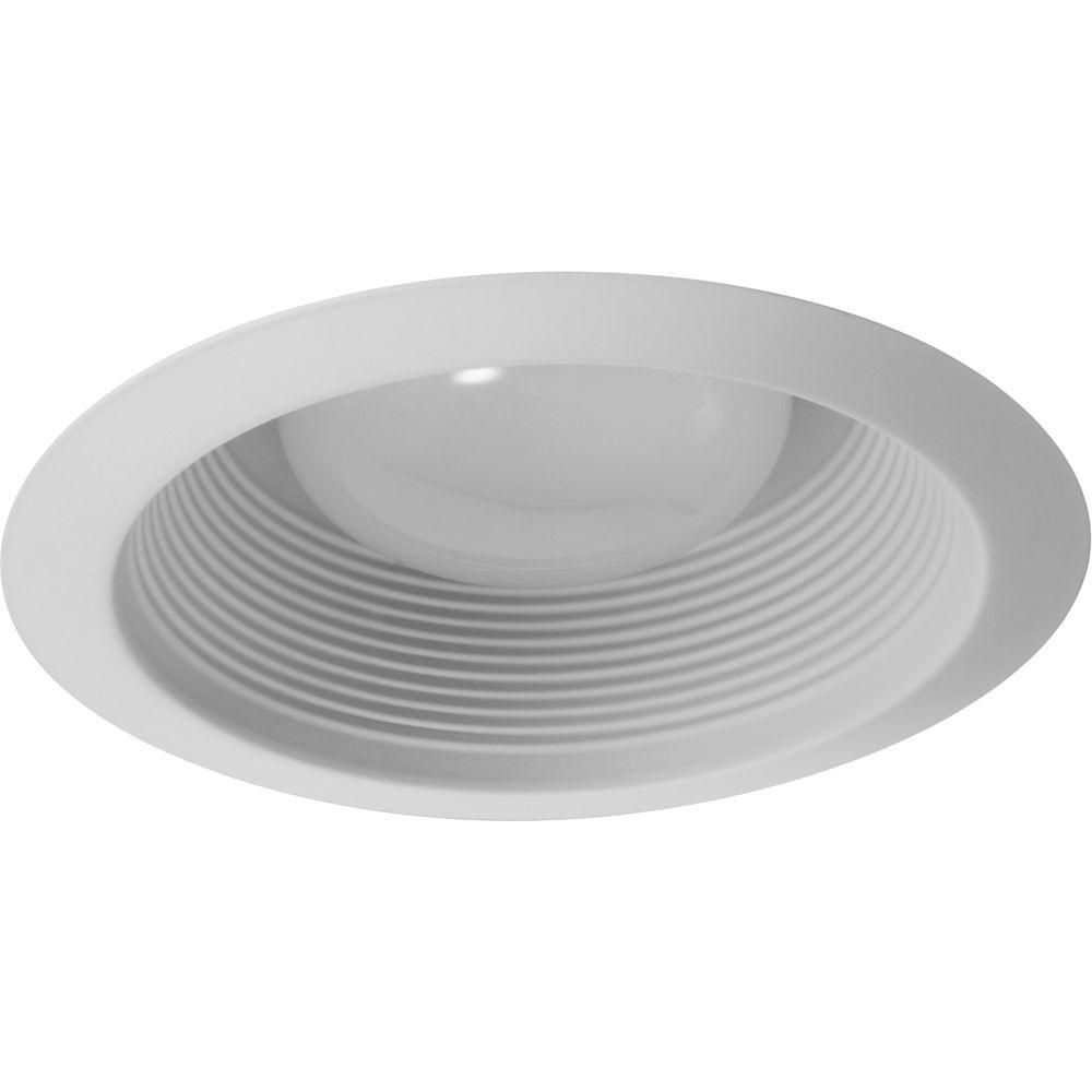 NICOR 6 in. White Recessed Airtight Cone Baffle Trim17550ACLP The