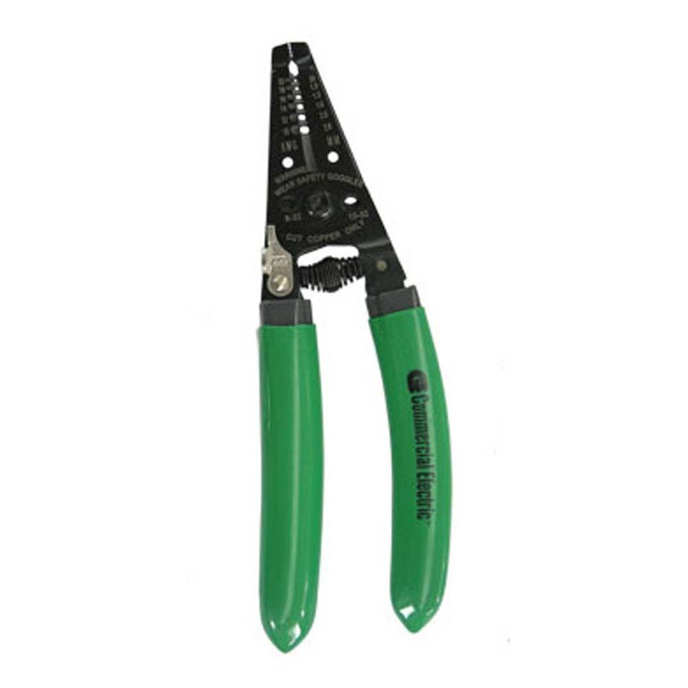 Commercial Electric 7 in. Wire Stripper and Cutter-06010 - The Home Depot