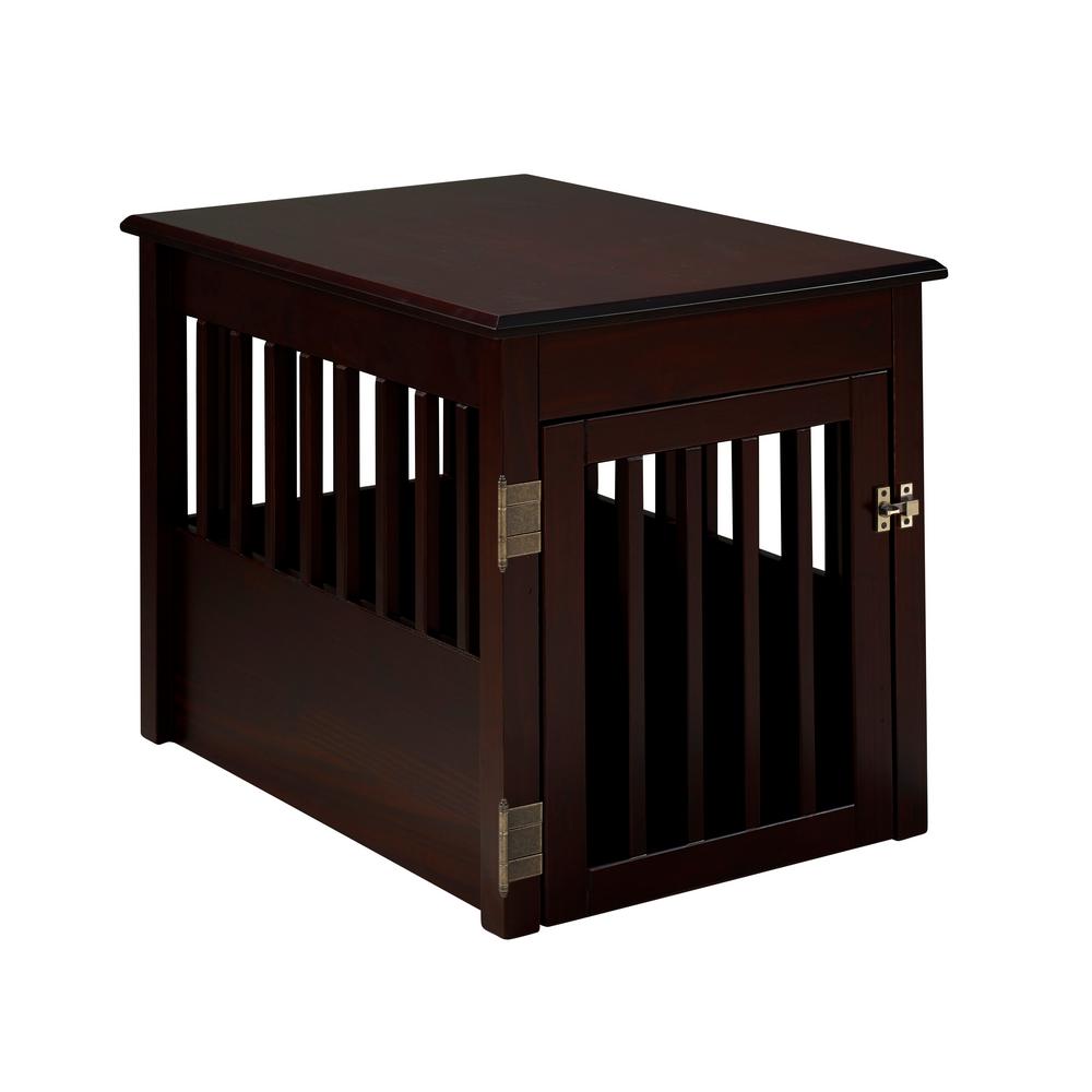 Camaflexi Ruffluv Cappuccino End Table Pet Crate Medium 482402